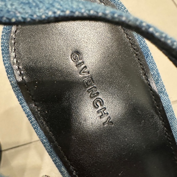 BNIB Givenchy Voyou Platform Denim Sandals - 39 - Picture 12 of 13